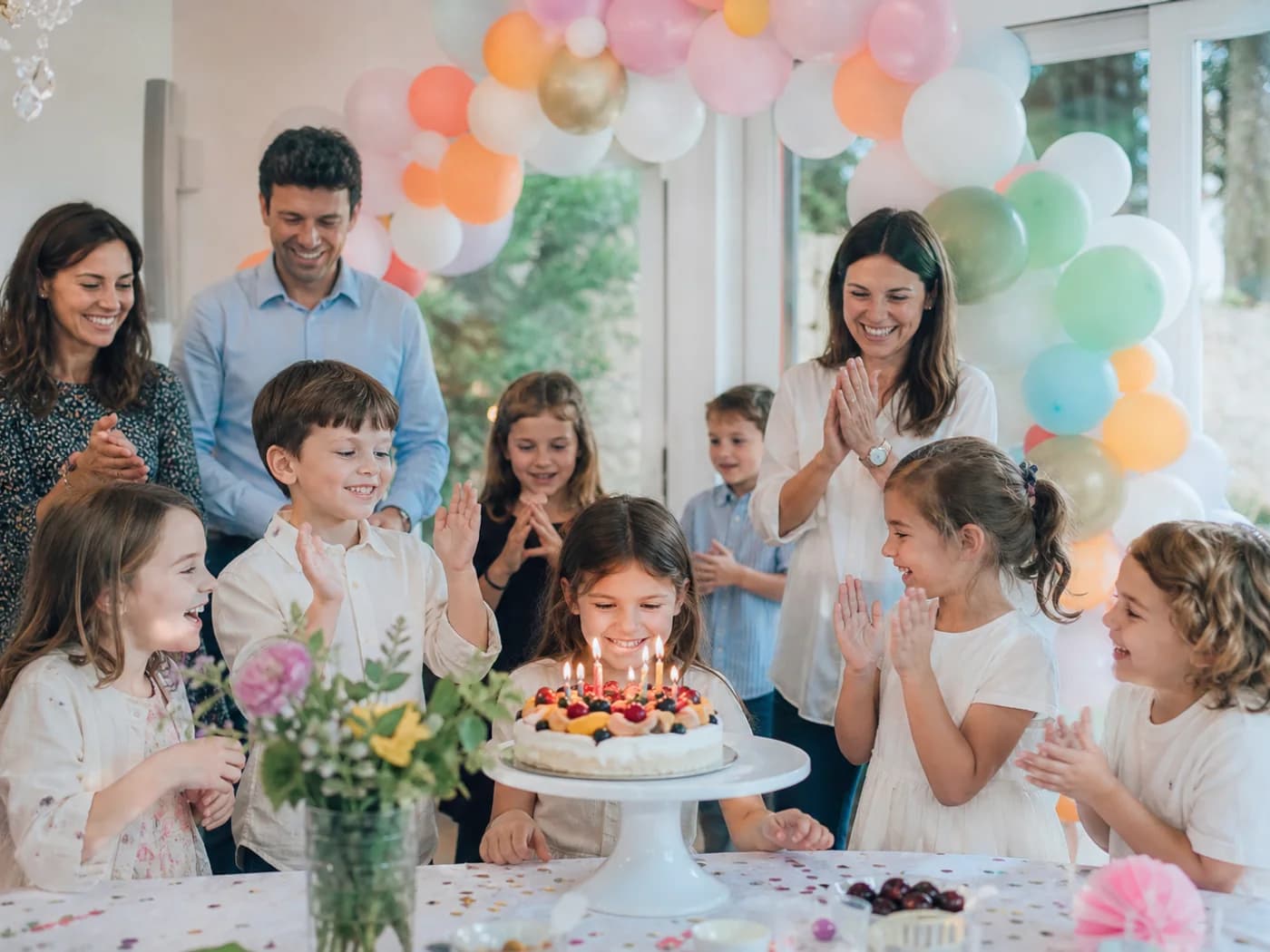 Gâteau et décoration pour anniversaire enfant