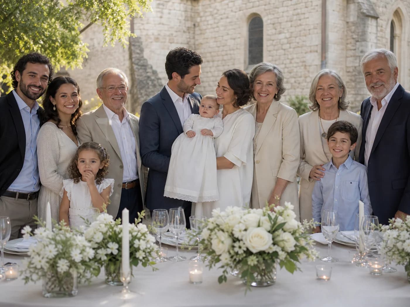 Célébration de baptême